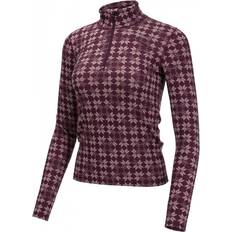 Ulvang Maristua Turtle Neck w/zip Women - Fig/Woodrose