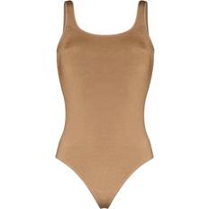 Wolford Body À col rond en coton mélangé - Taille - Beige