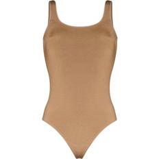 Cotton Bodysuits Wolford Jamaika String Body - Latte
