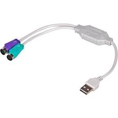 Kabel Akyga USB A-2DIN Mini M-F 0.2m