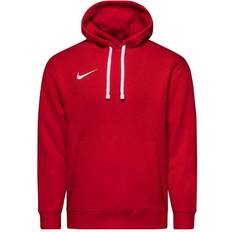 Herr - Röda - Träningsplagg Tröjor NIKE Park 20 Fleece Hoodie Men - Red/White