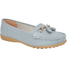 35 ⅓ Mocassins Boulevard Action Leather Tassle - Baby Blue