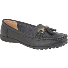 38 ⅔ Loafers Boulevard Action Leather Tassle - Black