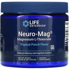 Vitamines et Compléments Life Extension Neuro-Mag Magnesium L-Threonate Tropical Punch 93.35g