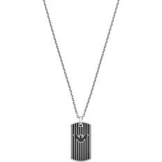 Emporio Armani Essential Dog Chain Necklace - Silver
