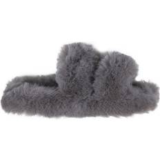 Petit by Sofie Schnoor Børnesko Petit by Sofie Schnoor Faux Fur Sandals - Grey