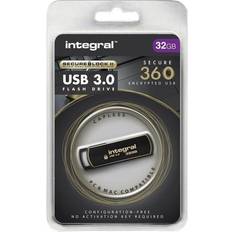 Integral USB-sticks Integral USB 3.0 Secure Lock II 360 32GB