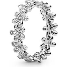 Pandora Daisy Flower Ring - Silver/Transparent