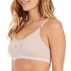 Bamboo Comfort Bra with Spaghetti Straps - Rose