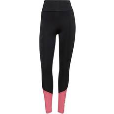 Adidas Designed 2 Move Big Logo Sport Tights Women - Black/Rose Tone/White