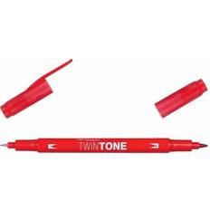 Tombow Marker Tombow TwinTone Marker 0.3/0.8mm Red