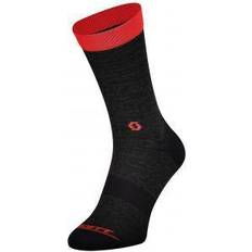 Scott Trail Crew Socks Unisex - Dark Grey/Fiery Red