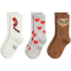 16/18 Børnetøj Mini Rodini E.T. Socks 3-pack - Light Grey (2236010394)