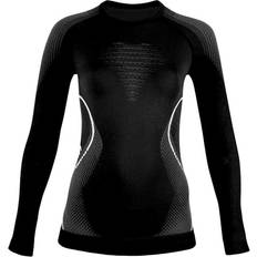 Fitness & Gym Base Layer Sets UYN Evolutyon UW Long Sleeve Base Layer Women - Blackboard/Anthracite/White