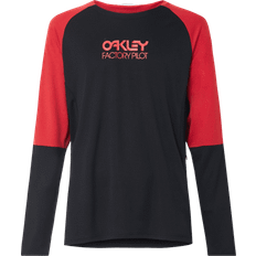 Oakley Oberteile Oakley Switchback Long Sleeve Trail T-shirt Men - Blackout