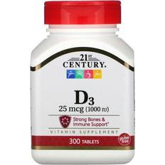 21st Century D3 25mcg 300 st