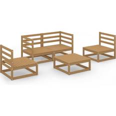 4 Loungeset Utemöbler vidaXL 3075387 Loungeset, 1 Bord inkl. 4 Soffor