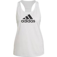 Adidas Aeroready Designed 2 Move Logo Sport Tank Top Women - White/Black