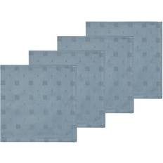 Södahl Squares 4-pack Stofserviet Blå (45x45cm)