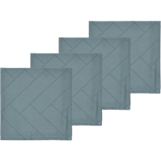 Södahl Tiles 4-pack Stofserviet Blå (45x45cm)