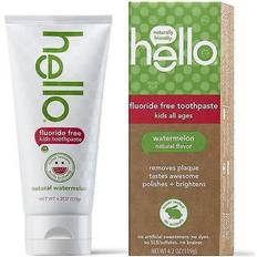 Alcohol-Free Toothpastes Hello Kids Fluoride Free Watermelon 119g