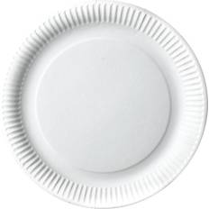 Papstar Disposable Plates Pure 29cm White 25-pack