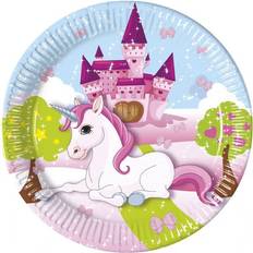 Procos Stoviglie Usa E Getta Piatto Party Unicorno 8x