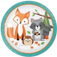 Creative Converting Haza Witbaard Wild Ones Plates 22cm 8kpl