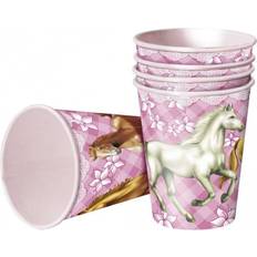 Goedkoop Papieren Bekers Bekers Paarden 25cl 8stuks