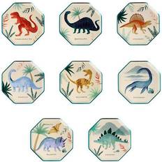 Meri Meri Dinosaur Kingdom Side Plates 8-pack