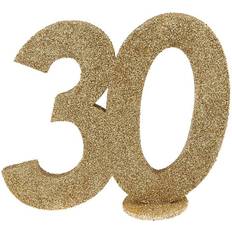 Santex Pöytäkoriste Numero Kulta Kimalle 30