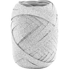 PartyDeco Nastro Di Plastica Argento 5mm 10m