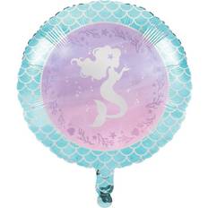Havfrue folieballon 45,7 cm. Mermaid Shine