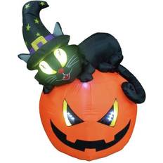 Inflatable figure Witch pumpkin, 150cm