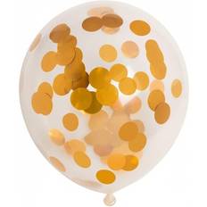 Globos Guld Konfetti Balloner