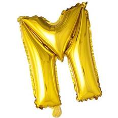 M Bogstavballoner Fiesta Letter Balloons M 102cm Gold