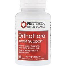 Vitamins & Supplements Protocol For Life Balance OrthoFlora Yeast Support 90 Vegetable Capsule(s)