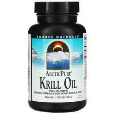 Vitamins & Supplements Source Naturals ArcticPure Krill Oil 500 mg 120 Softgels