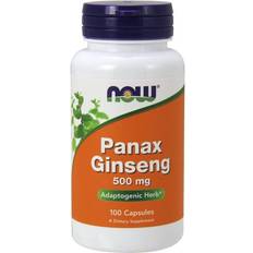 Vitamins & Supplements Now Foods Panax Ginseng, 500mg, 100 caps