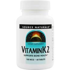 Vitamins & Supplements Source Naturals Vitamin K2 D3 60 Tablets