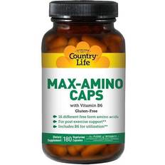 Vitamins & Supplements Country Life Max-Amino Caps with B6 180 Vegetarian Capsules