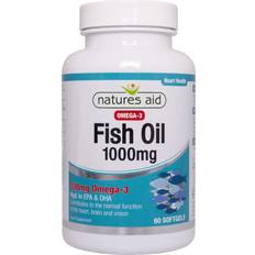 Natures Aid Fedtsyrer Natures Aid Omega-3 Fish Oil 1000mg 90 Softgels