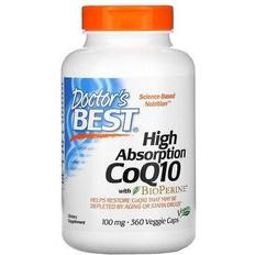 Doctor's Best High Absorption CoQ10 with BioPerine 100 mg 360 Veggie Caps 360 pcs