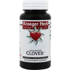 Vitamins & Supplements Kroeger Herbs Herbal Combinations Fresh Ground Cloves 100 Vegetarian Capsules