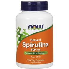 Now Foods Spirulina Natural, 500mg 120 vcaps 120 stk