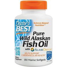 Doctor's Best Fettsyror Doctor's Best Pure Wild Alaskan Fish Oil 180 Softgels