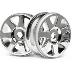 Fjernstyret legetøj HPI Racing V7 Wheel Chrome (42X83mm/2Pcs)