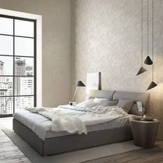 Wallpapers Galerie Vintage Deluxe Wallpaper Graphic Circle Look Grey and Beige