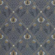 William Morris Svart Tapeter William Morris Pure Trellis Black Ink