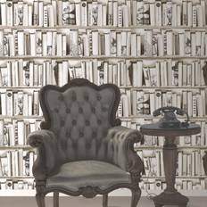 Muriva Encyclopedia Wallpaper, Beige